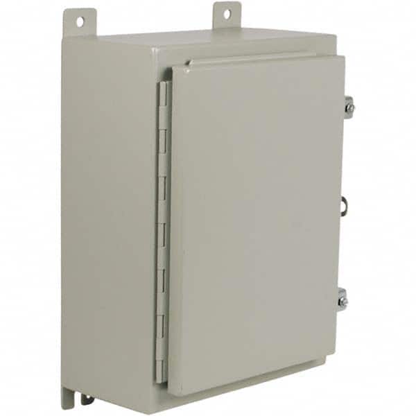 Wiegmann - NEMA 12 Steel Standard Enclosure with Hinged Cover - Exact Tooling