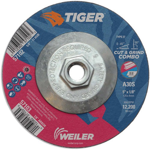 5X1/8 A30S A/O T27 COMBO WHEEL - Exact Tooling