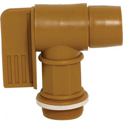 Wesco Industrial Products - 2" NPT Plastic Rigid Drum Faucet - FM Approved, No Arrester, Manual Closing, 6" Long Extension - Exact Tooling
