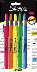 Sharpie - Assorted Colors, Highlighter - Chisel Tip, AP Nontoxic Ink - Exact Tooling