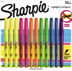 Sharpie - Assorted Colors, Highlighter - Chisel Tip, AP Nontoxic Ink - Exact Tooling