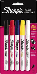 Sharpie - Assorted Colors, Paint Marker - Fine Tip - Exact Tooling