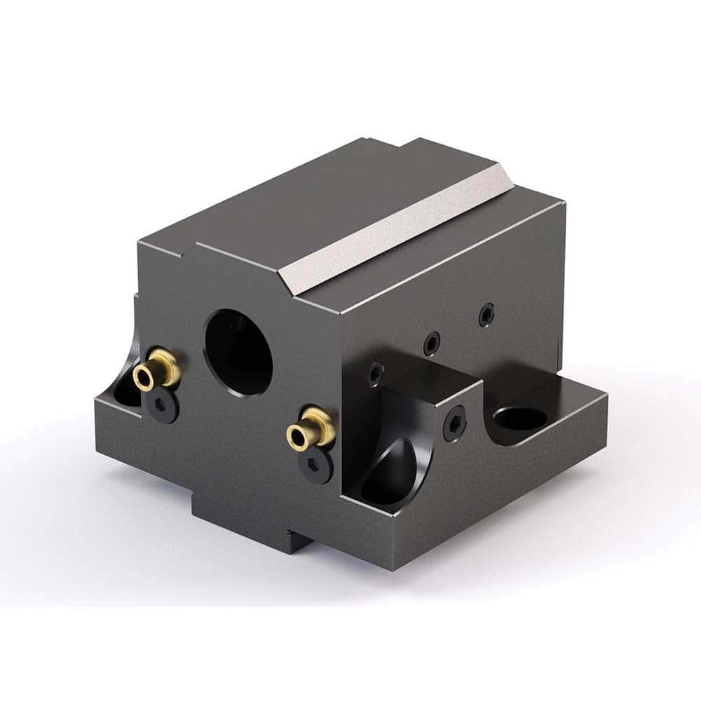 Global CNC Industries - Turret & VDI Tool Holders; Type: Mazak ID Block ; Clamping System: 94mm X 60mm ; Tool Axis: ID ; Through Coolant: No ; Additional Information: 4 Mounting Holes - Exact Tooling