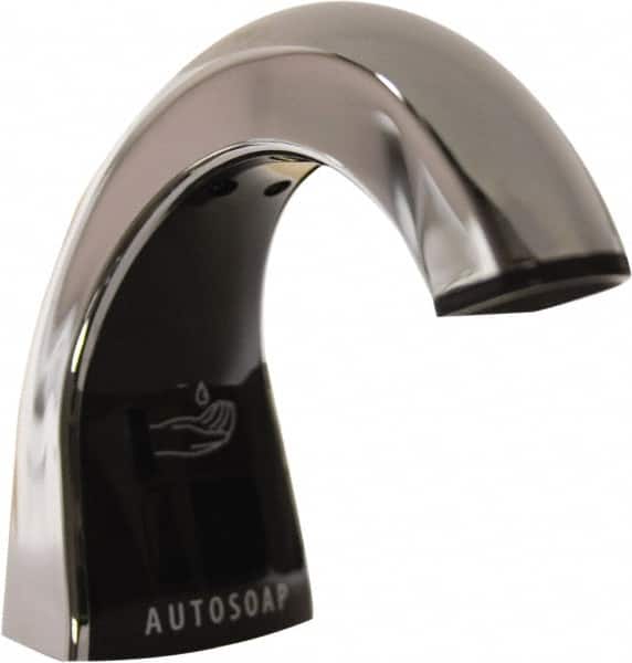 Rubbermaid - 800 to 1600 mL Liquid Soap Dispenser Hardware - Metal & Plastic, Counter Mounted, Chrome/Black - Exact Tooling