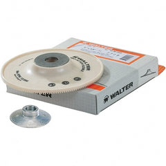 WALTER Surface Technologies - 5" Diam Disc Backing Turbo Backing Pad - Soft Density, 12,200 RPM - Exact Tooling