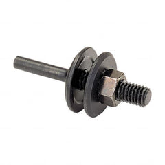 WALTER Surface Technologies - 3/8" Hole, Wheel Mandrel - 5/16" Shank Diam - Exact Tooling