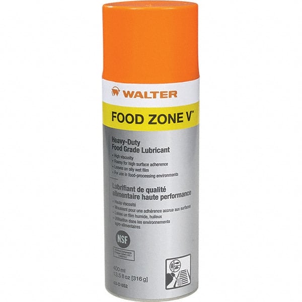 WALTER Surface Technologies - 400 mL Aerosol Penetrant/Lubricant - White, -31°F to 275°F, Food Grade - Exact Tooling