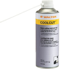 WALTER Surface Technologies - CoolCut, 11 oz Aerosol Cutting Fluid - Gel, For Broaching, Drilling, Milling, Reaming, Sawing, Shearing, Tapping - Exact Tooling
