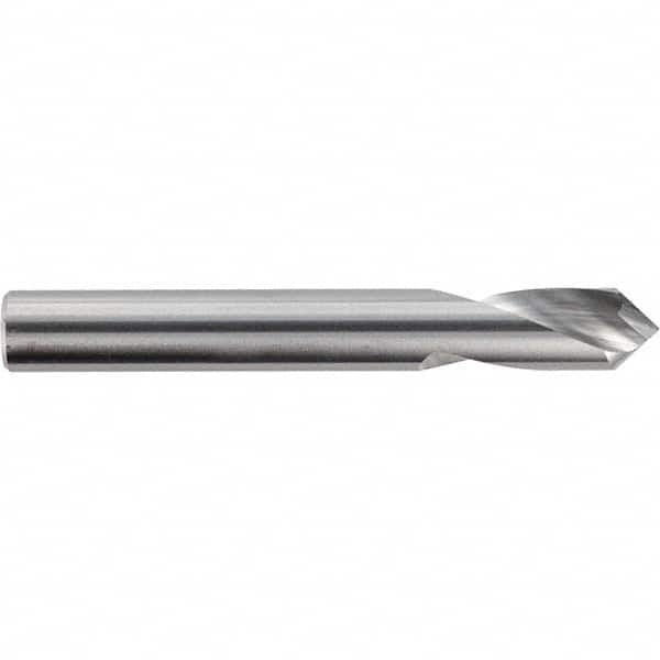 Melin Tool - 4mm Body Diam, 90°, 52mm OAL, Cobalt Spotting Drill - Exact Tooling