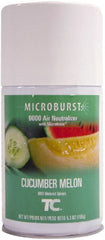 Rubbermaid - 5.3 oz Air Freshener Dispenser Aerosol Refill - Cucumber Melon, Compatible with Microburst 9000 Dispensers - Exact Tooling