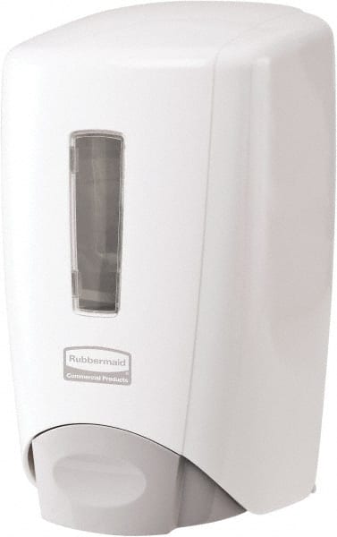 Rubbermaid - 500 mL Foam/Liquid Hand Soap Dispenser - Plastic, Wall Mounted, White - Exact Tooling