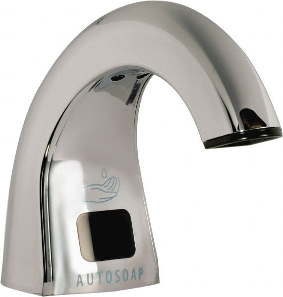 Rubbermaid - 800 to 1600 mL Liquid Soap Dispenser Hardware - Metal, Counter Mounted, Chrome/Black - Exact Tooling