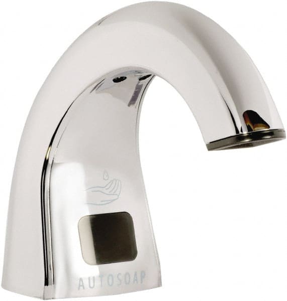 Rubbermaid - 800 to 1600 mL Liquid Soap Dispenser Hardware - Metal, Counter Mounted, Chrome/Black - Exact Tooling
