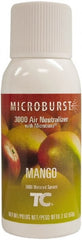 Rubbermaid - 2 oz Air Freshener Dispenser Aerosol Refill - Mango, Compatible with Microburst 3000 Dispensers - Exact Tooling