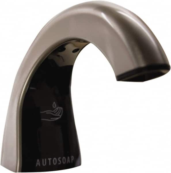 Rubbermaid - 800 to 1600 mL Liquid Soap Dispenser Hardware - Metal & Plastic, Counter Mounted, Chrome/Black - Exact Tooling