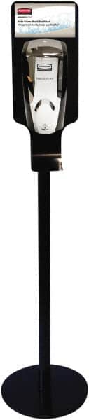 Rubbermaid - Foam Sanitizer Station Stand - Metal, Stand, Black - Exact Tooling