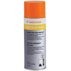 WALTER Surface Technologies - 13.5 oz Aerosol High Temperature Anti-Seize Lubricant - Metal Free, 2,500°F, White, Food Grade, Water Resistant - Exact Tooling