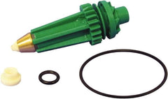 Kranzle - Rotating, Brass, Ceramic, Plastic & Rubber, Pressure Washer Nozzle Repair Kit - 1.8mm Orifice Diam, Green - Exact Tooling