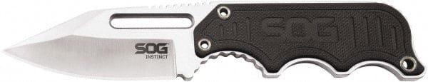 SOG Specialty Knives - 2-19/64" Long Blade, 5Cr15MoV Stainless Steel, Fine Edge, Fixed Blade Knife - 5.9" OAL, Includes Hard Molded Nylon Sheath - Exact Tooling