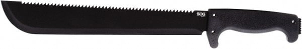 SOG Specialty Knives - 13" Long Blade, 8Cr13MoV Stainless Steel, Fine Edge, Fixed Blade Knife - 19" OAL, Rubber Handle - Exact Tooling