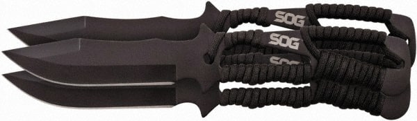 SOG Specialty Knives - 4-13/32" Long Blade, 420J2 Stainless Steel, Fine Edge, Fixed Blade Knife - 10" OAL, Includes Nylon Sheath - Exact Tooling