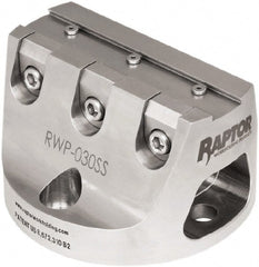 Raptor Workholding - 3/4" Jaw Width, 3" High Dovetail Vise - For Use with 4 & 5 Axis Workholding Systems - Exact Tooling