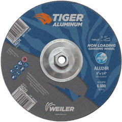 9X1/4 TIGER ALUM T27 GRIND WHL - Exact Tooling