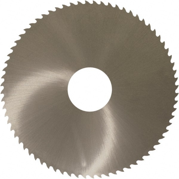 Controx - 1" Diam x 1/16" Blade Thickness x 3/8" Arbor Hole Diam, 20 Tooth Slitting and Slotting Saw - Arbor Connection, Right Hand, Uncoated, Solid Carbide, 15° Rake, Concave Ground - Exact Tooling