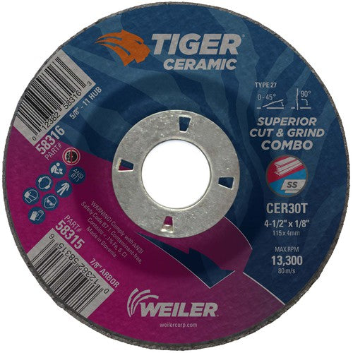 4-1/2X1/8 TIGER CERAMIC TYPE - Exact Tooling