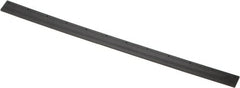 PRO-SOURCE - 36" Rubber Blade Squeegee Refill - Tapered End, Black - Exact Tooling