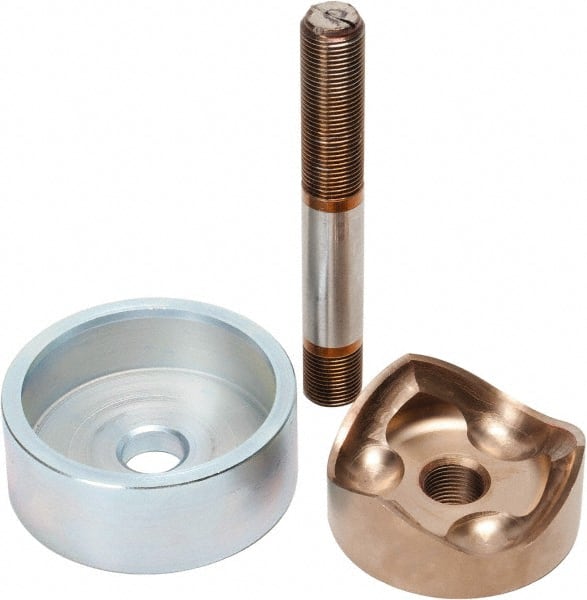 Greenlee - 2.914 Inch Hole Diameter x 2-1/2 Inch Hole Length x Round, Knockout Punch Unit - Battery and Hydraulic Operated, 10 Gauge Max in Mild Steel - Exact Tooling