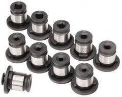 Kennametal - 5/16 to 7/8 Inch Tap, Tapping Adapter Set - 5/16, 3/8, 7/16, 1/2, 9/16, 5/8, 11/16, 3/4, 13/16, 7/8 Inch Tap, Quick Change, Through Coolant - Exact Tooling