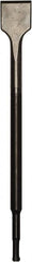 DeWALT - 1-1/2" Head Width, 12" OAL, 0.4" Shank Diam, Scaling Chisel - SDS Plus Drive, SDS Plus Shank, Steel - Exact Tooling