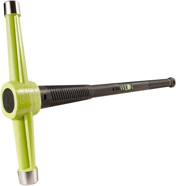 Wilton - 10 Lb Head, 36" Long Spike Maul - Steel Head, Steel Handle with Grip - Exact Tooling