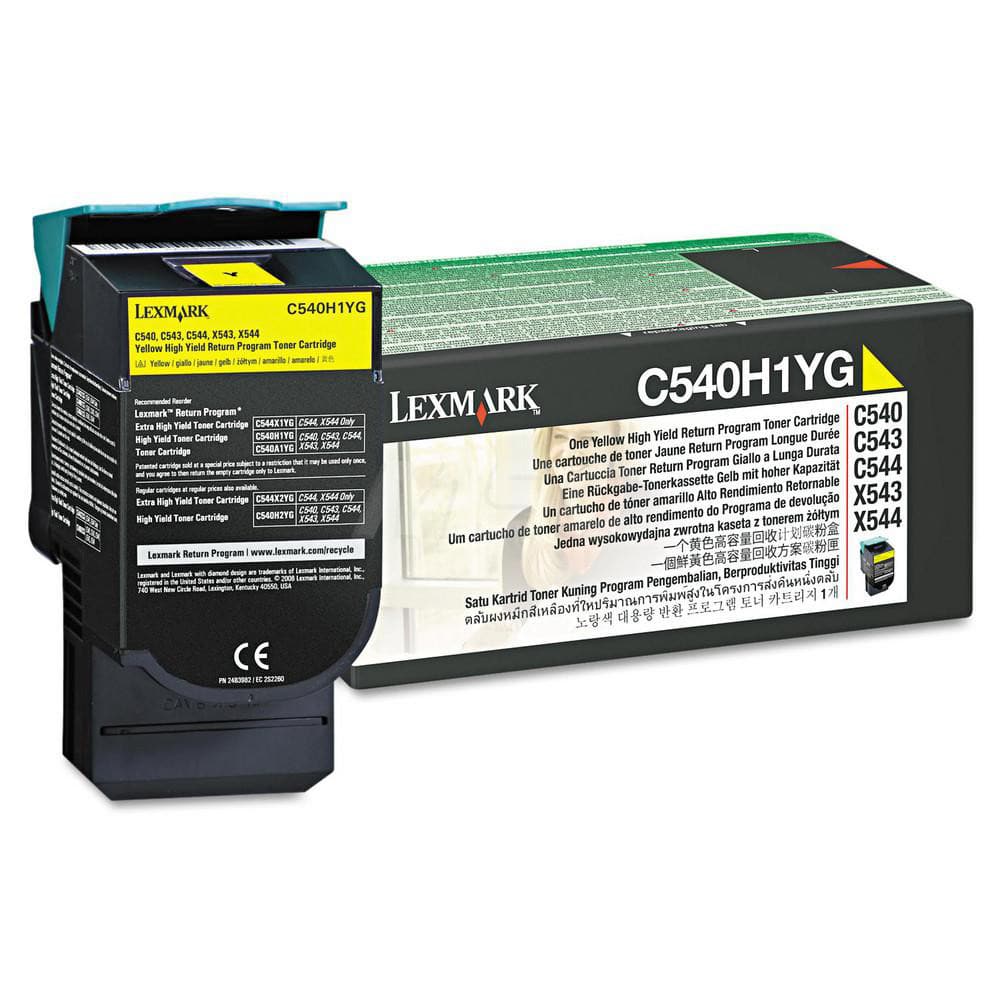 Lexmark - Office Machine Supplies & Accessories; Office Machine/Equipment Accessory Type: Toner Cartridge ; For Use With: Lexmark X546dtn; C546dtn; X548dte ; Color: Yellow - Exact Tooling