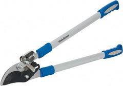 PRO-SOURCE - By-Pass Lopper - 4-1/2" Long PTFE Coated Steel Blade, 25" Long Handle with Grips - Exact Tooling
