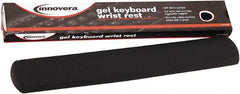 innovera - 2-7/8" x 19" x 7/8" Gray Keyboard Wrist Rest - Use with Keyboard - Exact Tooling