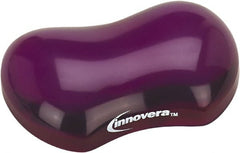 innovera - 3-1/8" x 4-3/4" x 1" Purple Wrist Rest - Use with Mouse - Exact Tooling