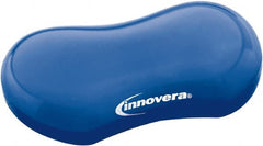 innovera - 3-1/8" x 4-3/4" x 1" Blue Wrist Rest - Use with Mouse - Exact Tooling