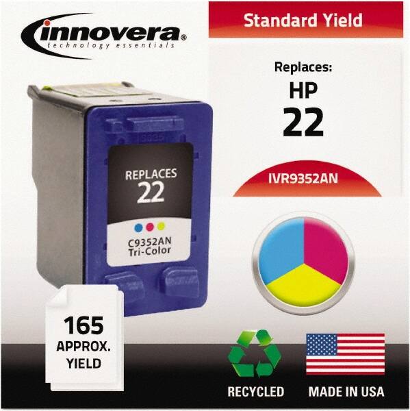 innovera - Remanufactured C9352AN (22) Ink, 165 Page-Yield, Tri-Color - Exact Tooling