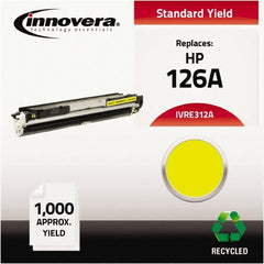 innovera - Yellow Toner Cartridge - Use with HP Color LaserJet CP1020, CP1025NW, LaserJet Pro 100 Color MFP M175A, M175NW, LaserJet Pro 200 Color MFP M275NW - Exact Tooling