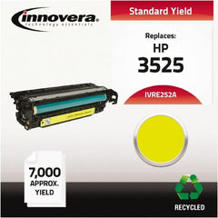 innovera - Yellow Toner Cartridge - Use with HP Color LaserJet CM3530 MFP, CM3530FS MFP, CP3525DN, CP3525N, CP3525X - Exact Tooling