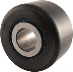 RBC Bearings - 1" Bore, 3" Roller Diam x 1-3/4" Roller Width, 52100 Chrome Steel Crowned Sealed Yoke Roller - 28,900 Lb Dynamic Load Capacity, 1-13/16" Overall Width - Exact Tooling