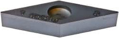 Kennametal - VBGW331 MT Grade KB5630 PCBN Turning Insert - AlTiN Finish, 35° Diamond, 3/8" Inscr Circle, 3/16" Thick, 1/64" Corner Radius - Exact Tooling
