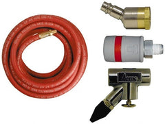 Coilhose Pneumatics - Blow Gun & Hose Kits; Type: Paint Booth Kit ; Hose Length (Feet): 35.00 ; Hose Inside Diameter: 3/8 (Inch); Fitting Size: 1/4 NPT ; Contents: High Flow Ball Swivel Connector; High Flow Composite Coupler; Rubber Tip In-Line Blow Gun - Exact Tooling