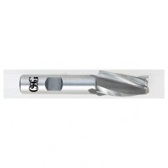 1/2 x 1/2 x 1-1/4 x 3-1/4 3 Fl HSS-CO Tapered Center Cutting End Mill - Bright - Exact Tooling