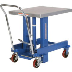 Vestil - Lifting Tables; Type: Lift Table ; Lift Style: Post ; Style: Foot Pump ; Load Capacity (Lb.): 2000.000 ; Minimum Height (Inch): 30-1/2 ; Lift Height (Inch): 48 - Exact Tooling