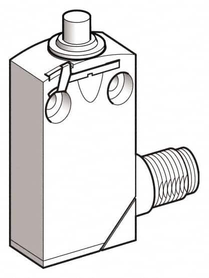 Telemecanique Sensors - SPCO, 2NC/2NO, 240 VAC, 250 VDC, Screw Terminal, End Plunger Actuator, General Purpose Limit Switch - 1, 2, 6, 12, 13, 4X, 6P NEMA Rating, IP66, IP67, IP68 IPR Rating - Exact Tooling