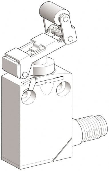 Telemecanique Sensors - SPDT, NC/NO, 240 VAC, 250 VDC, Screw Terminal, Roller Plunger Actuator, General Purpose Limit Switch - 1, 2, 6, 12, 13, 4X, 6P NEMA Rating, IP66, IP67, IP68 IPR Rating - Exact Tooling