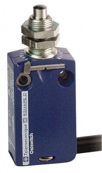 Telemecanique Sensors - SPDT, NC/NO, 240 VAC, 250 VDC, Removable Cable Terminal, End Plunger Actuator, General Purpose Limit Switch - 1, 2, 6, 12, 13, 4X, 6P NEMA Rating, IP66, IP67, IP68 IPR Rating - Exact Tooling